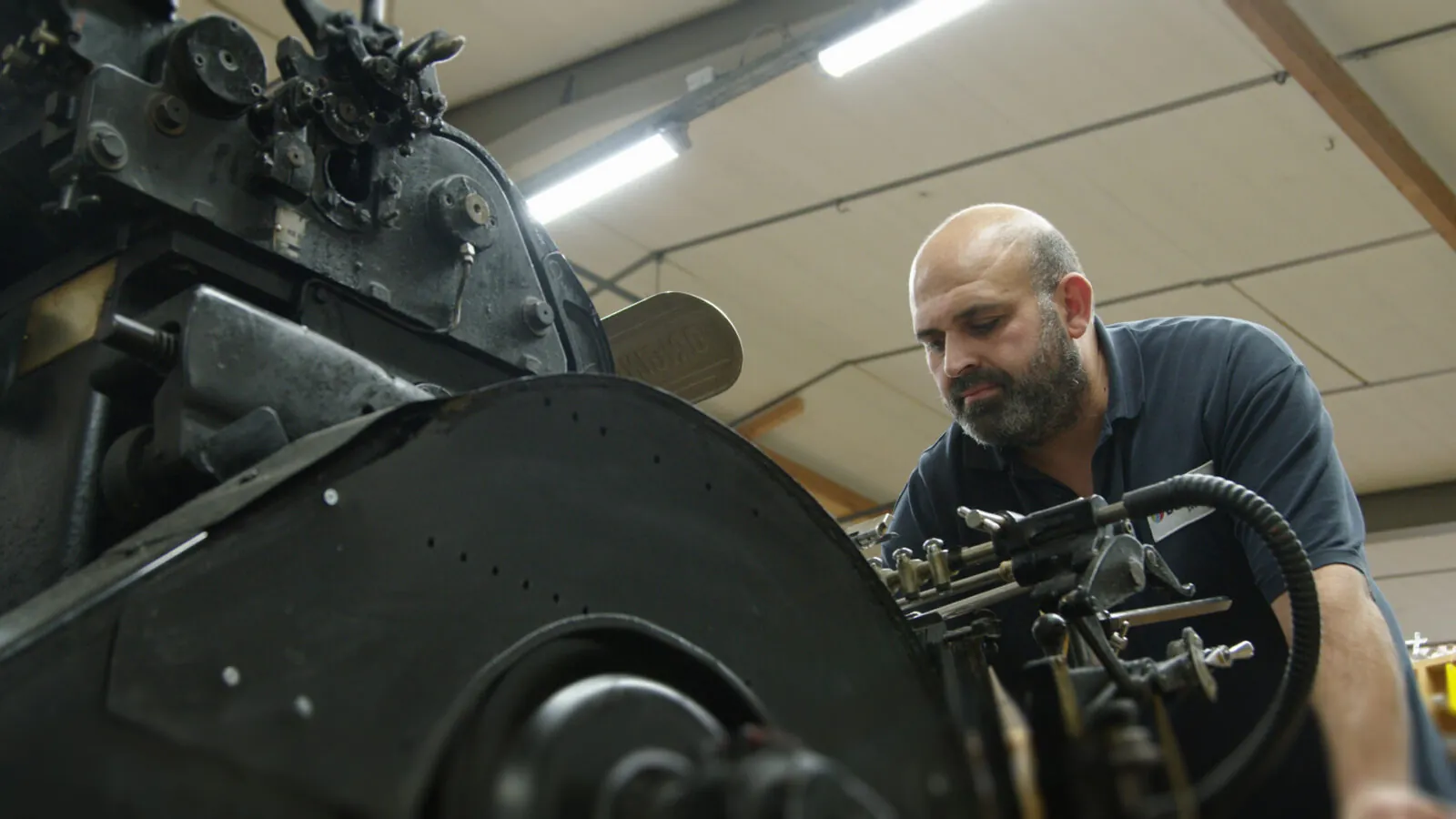 Etiketten-Becker Unser Team -Druckmaschine